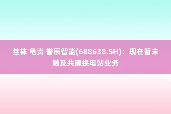 丝袜 龟责 誉辰智能(688638.SH)：现在暂未触及共建换电站业务