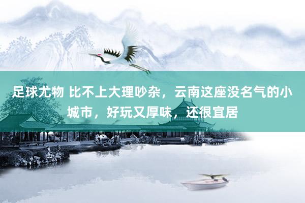 足球尤物 比不上大理吵杂，云南这座没名气的小城市，好玩又厚味，还很宜居