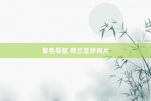 聚色导航 荷兰豆炒肉片