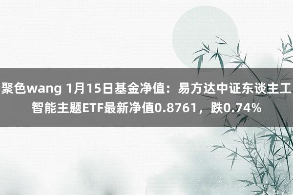聚色wang 1月15日基金净值：易方达中证东谈主工智能主题ETF最新净值0.8761，跌0.74%