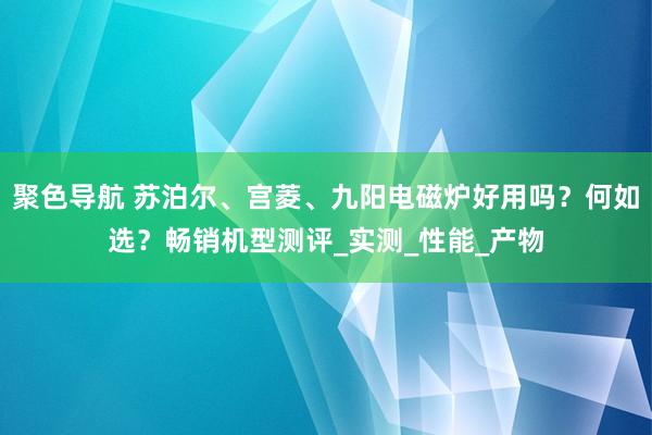 聚色导航 苏泊尔、宫菱、九阳电磁炉好用吗？何如选？畅销机型测评_实测_性能_产物