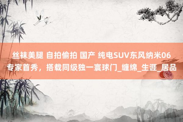 丝袜美腿 自拍偷拍 国产 纯电SUV东风纳米06专家首秀，搭载同级独一寰球门_缠绵_生涯_居品