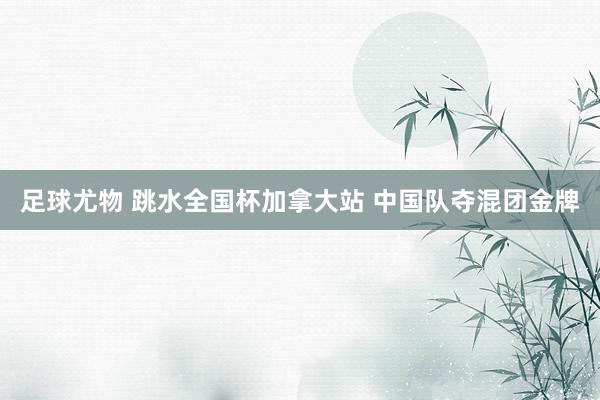 足球尤物 跳水全国杯加拿大站 中国队夺混团金牌